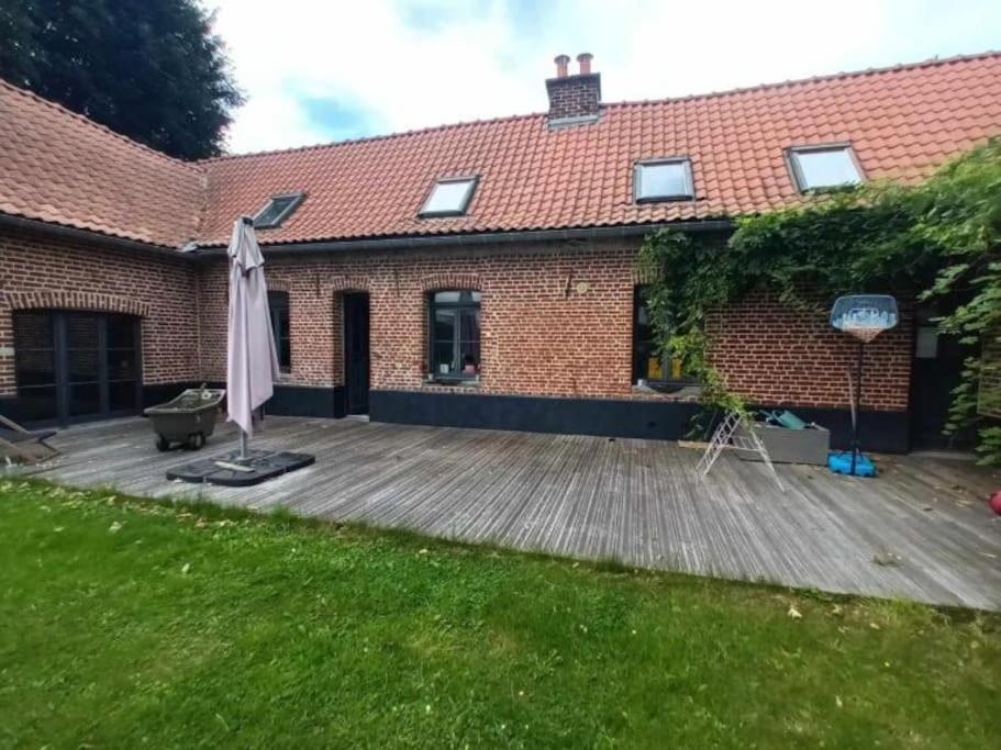Ferme De Caractere Avec Piscine Et Cheminee Villa Sainghin-en-Melantois ภายนอก รูปภาพ