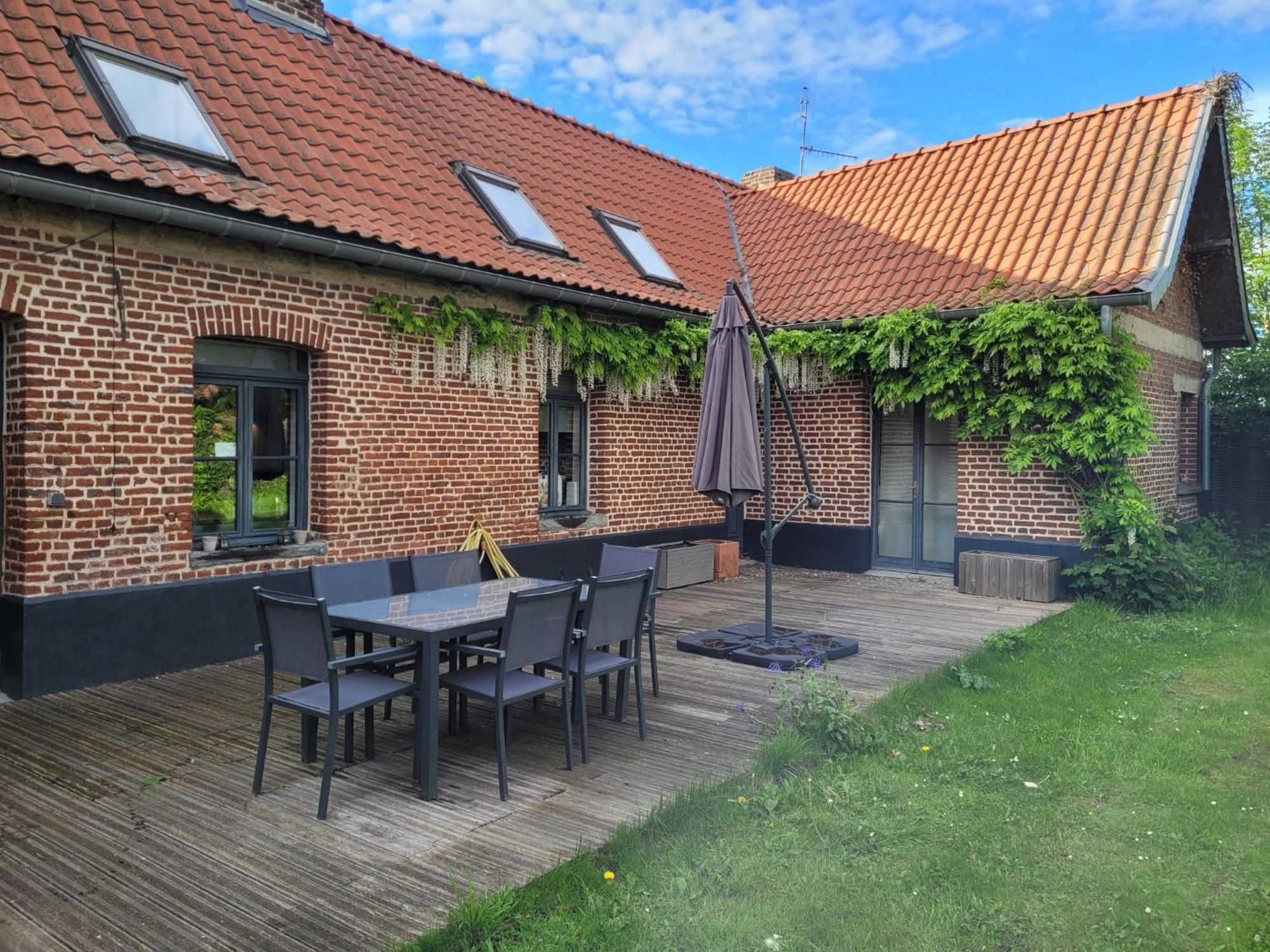 Ferme De Caractere Avec Piscine Et Cheminee Villa Sainghin-en-Melantois ภายนอก รูปภาพ